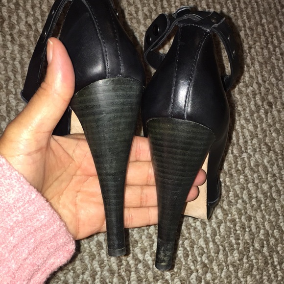 CREATIVE RECREATION MADE IN ITALY REAL LEATHER PLATFORM ANKLE T STRAP SIZE 9 - Picture 8 of 12